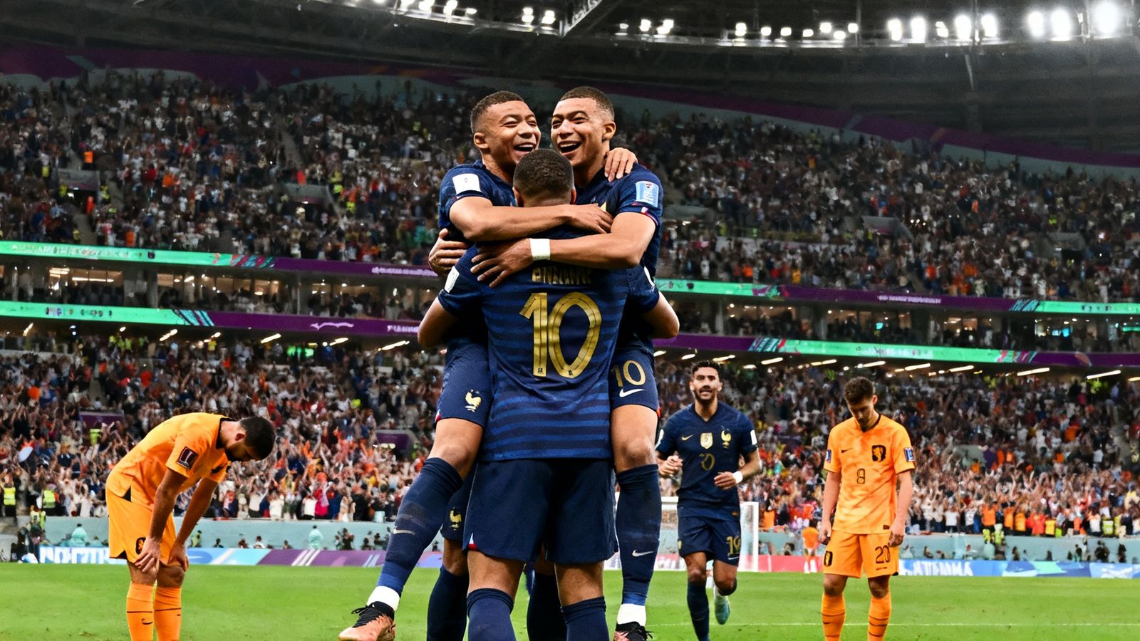 2026年国际足联世界杯法国4-0大胜荷兰,姆巴佩梅开二度